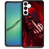 FKBRCL4U for Samsung Galaxy A35 5G Case, Gestures Funny Skull Pattern Graphic Design Girl Boy Soft Silicone Hard Acrylic Shock Protection for Samsung Galaxy A35 5G