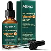 AGENYX Vitamin C Serum for Face with Hyaluronic Acid &amp; Ferulic Acid &ndash; Brightening Face Serum with Niacinamide 3% &amp; Vitamin E for Dark Spots &amp; Uneven Skin Tone