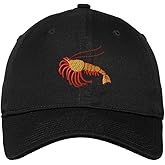 Soft Baseball Cap Crawfish Embroidery Ocean and Fish Embroidery Cotton Dad Hats for Men Women
