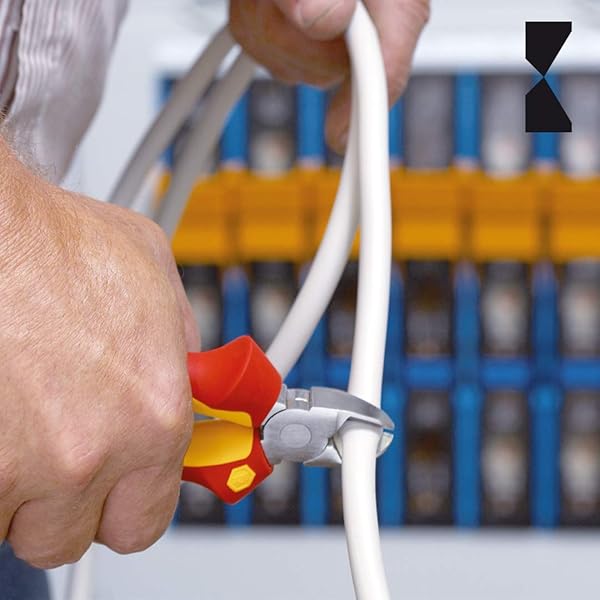 Wiha Zangen Set Professional electric VDE 26852 3 teiliger isolierter Zangensatz Kombizange Flach Rundzange Seitenschneider Zangen fr Elektriker