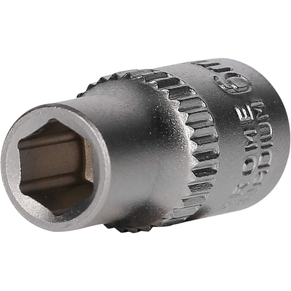 BRILLIANT TOOLS BT020934 1/4 Inch Socket Spanner Insert, 25 mm, 6 mm [Powered by KS Tools]