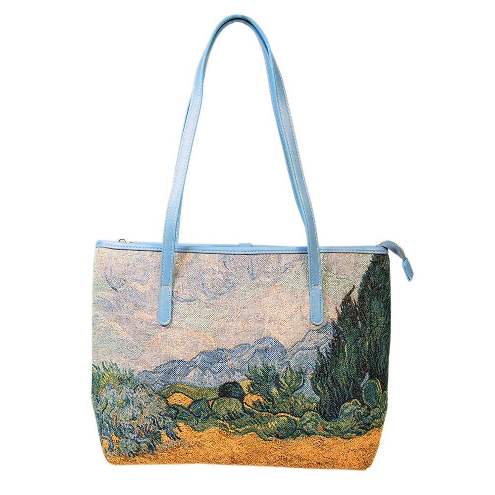 Signare Tapestry Women Bags inspired by Vincent van Gogh, Wheatfield with Crows โ image 1