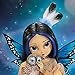 The Hamilton Collection Jasmine Becket-Griffith Moonheart, Spirit of Wisdom Native American-Inspired Fairy Figurine