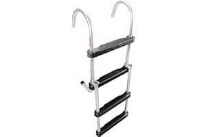 Extreme Max 3005.4086 Folding 4-Step Pontoon Ladder