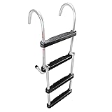 Extreme Max 3005.4086 Folding 4-Step Pontoon Ladder
