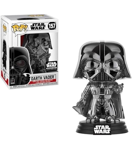 Amazon.com: Star Wars - Pop Vinyl, Darth Vader Chrome Limited