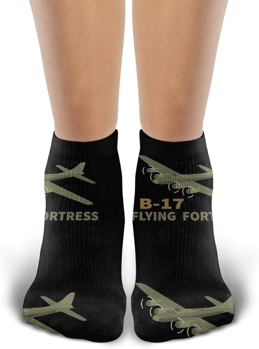 Unisex Bomber Ww2 Airplane Product Socks Fashion Ankle