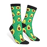 AOYEGO Avocados Funny Socks Different Cute Green