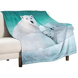 citari Polar Bear Blanket Polar Bear Gifts for