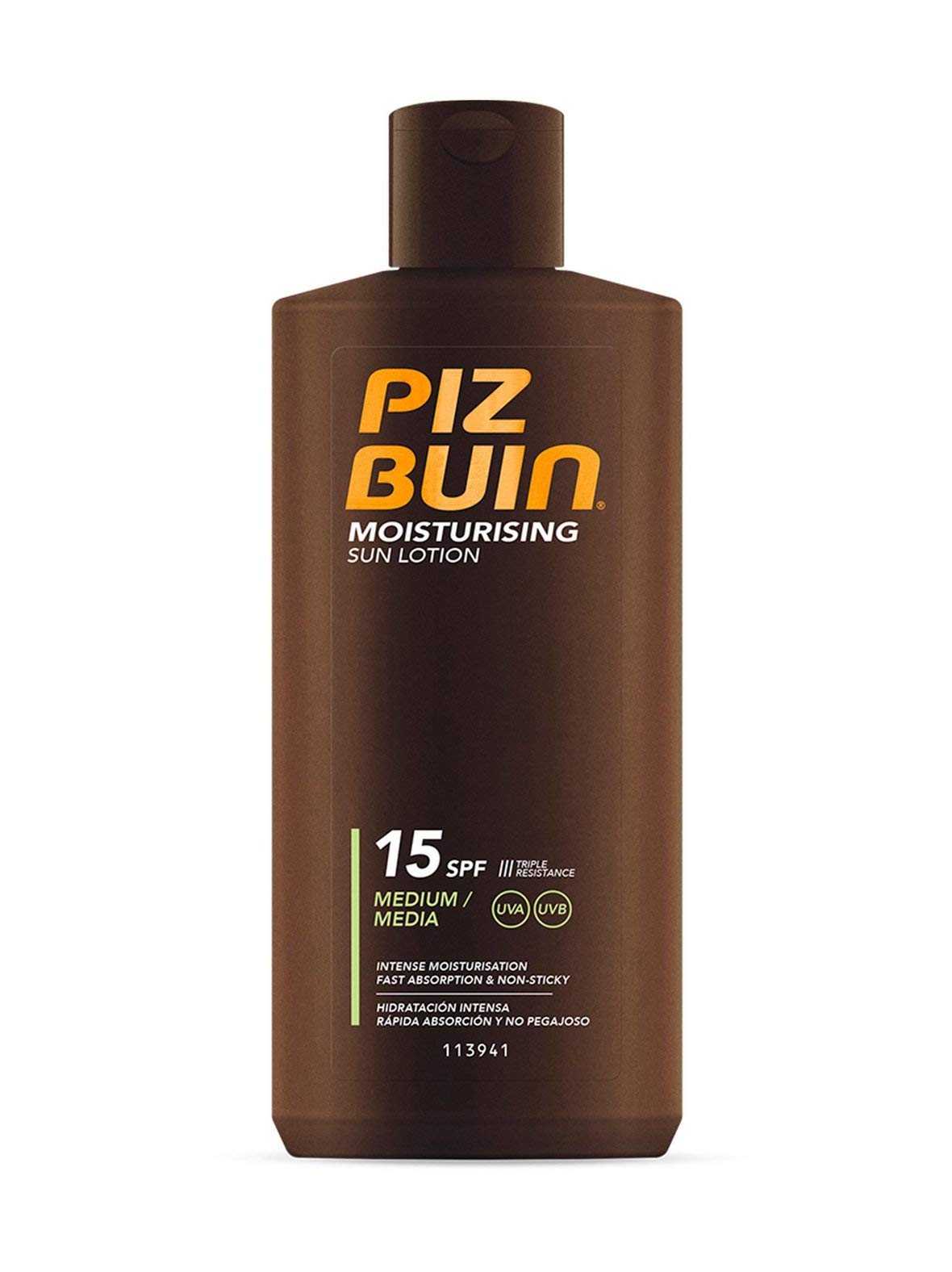 2 x Piz Buin Moisturising Sun Lotion SPF15-200ml