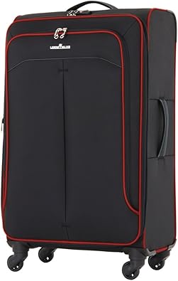 Amazon アウトレット ソフト 軽量 大型 スーツケース キャリーケース キャリーバッグ キャリーケース Lサイズ 拡張 可 B 4003 68 ブラック レッド Legend Walker レジェンドウォーカー シューズ バッグ