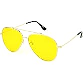 Cyxus Davos French Ma-con Style Aviator Glasses Blue Light Blocking Eyeglasses for Computer UV Protection Anti Eyestrain 8805