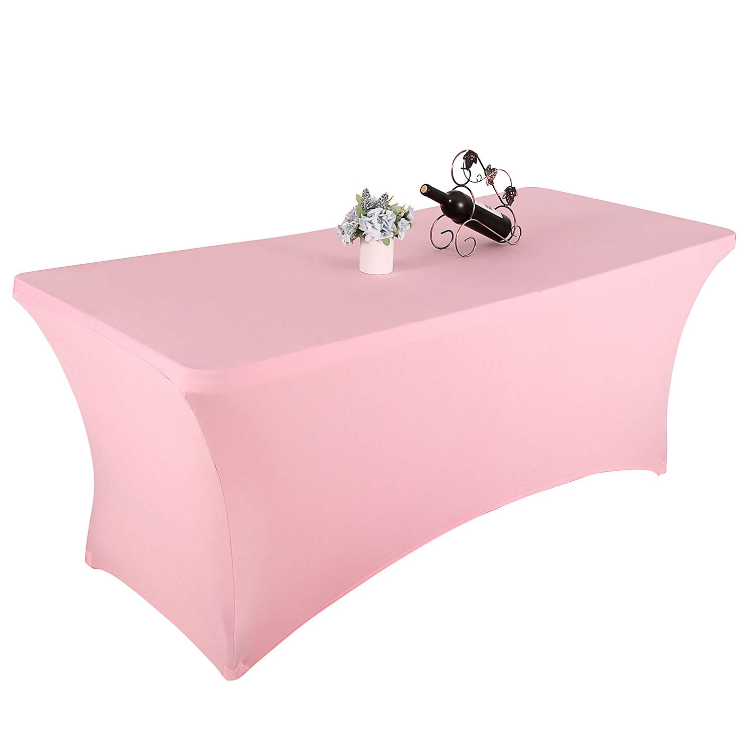 Best 4ft rectangular fitted spandex table cloth