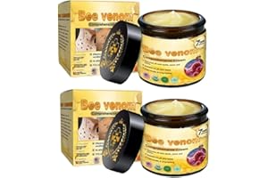 Bee Venom Skin Treatment Cream, 2025 New Bee Venom Comprehensive Cream, Natural Skin Moisturizer for All Skin Types-50g(2Bott