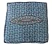 Third Eye Export Indian Mandala Floor Pillow Square Ottoman Pouf Daybed Oversize Cushion Cover Cotton Seating Ottoman Poufs Dog/Pets Bed (12 MASI Cover Only, 35X35 Inches (88X88 Cm.))