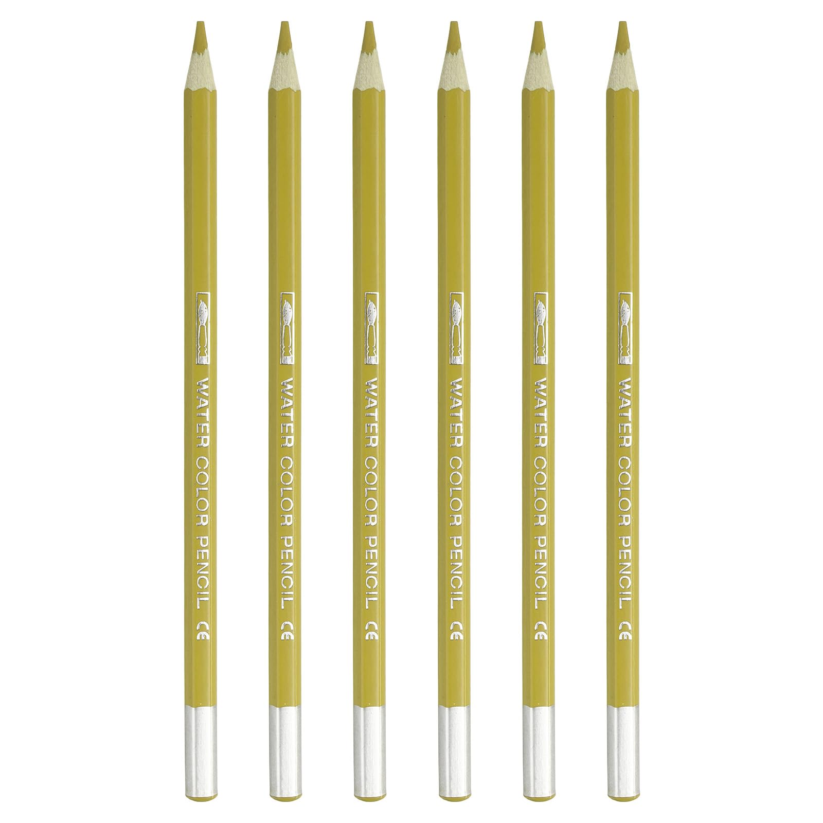 PATIKIL Watercolor Pencil, 6Pcs Water Soluble Pencils for Blending, Coloring, Sketch Drawing, Painting, Gold