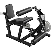 Garvee Leg Extension and Curl Machine, 4-in-1 Leg Press for Home Gym | 700Lbs Weight Capacity Adjustable Workout Equipment, Exercise Bench for Lower Body (Red and Black)