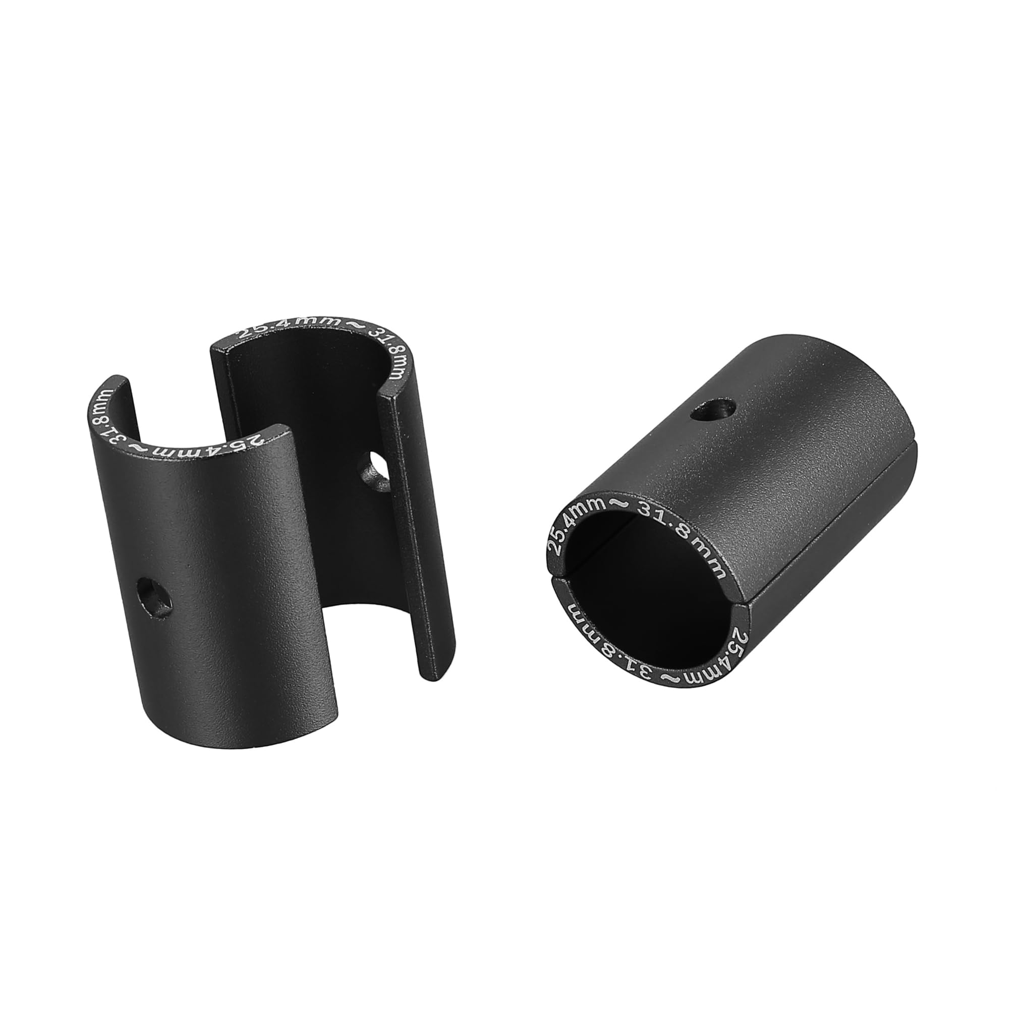 A ABSOPRO 2 Pair Bike Handlebar Shim 25.4 to 31.8mm Stem Shim Spacer Reducer Item Replacement