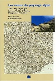 Les  noms du paysage alpin