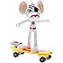 Danger Mouse- 3" Figure with Accessory Skateboard