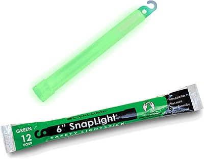 Cyalume 12 Hour 6 Inch SnapLight Green Lightstick Emergency Safety Illumination