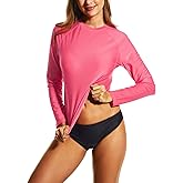 HODOSPORTS Women's UPF 50+ Rash Guard Swimsuit UV Sun Protection Swim Shirt Long Sleeve