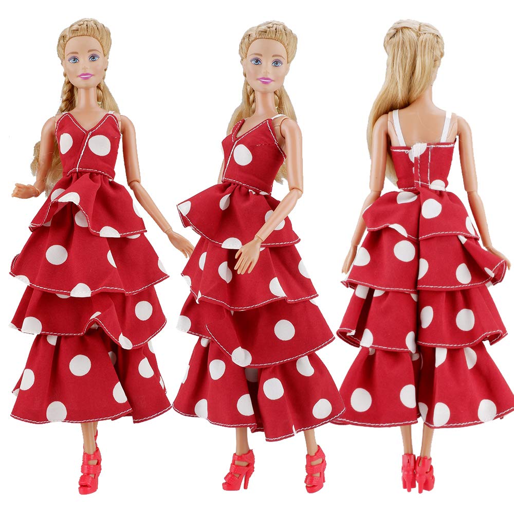 E-TING 3 Sets Doll Clothes Chiffon Skirt Jumpsuits Office Style Wears Dress for 11.5 Inches Girl Dolls