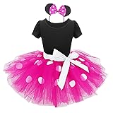 Minnie Costume Toddler Baby Kids Polka Dots Dress