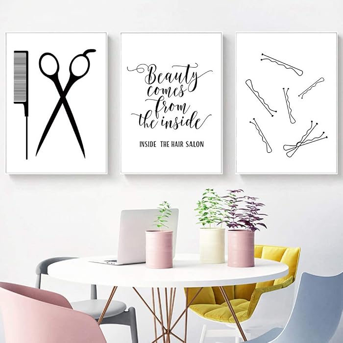 Buy Hair Salon Wall Art Beauty Salon 