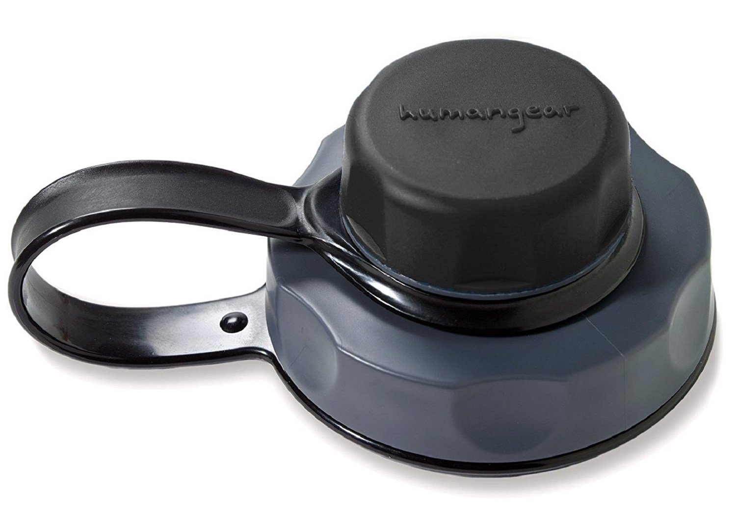 humangear HG0014 Capcap Water Bottle, Black/Gray