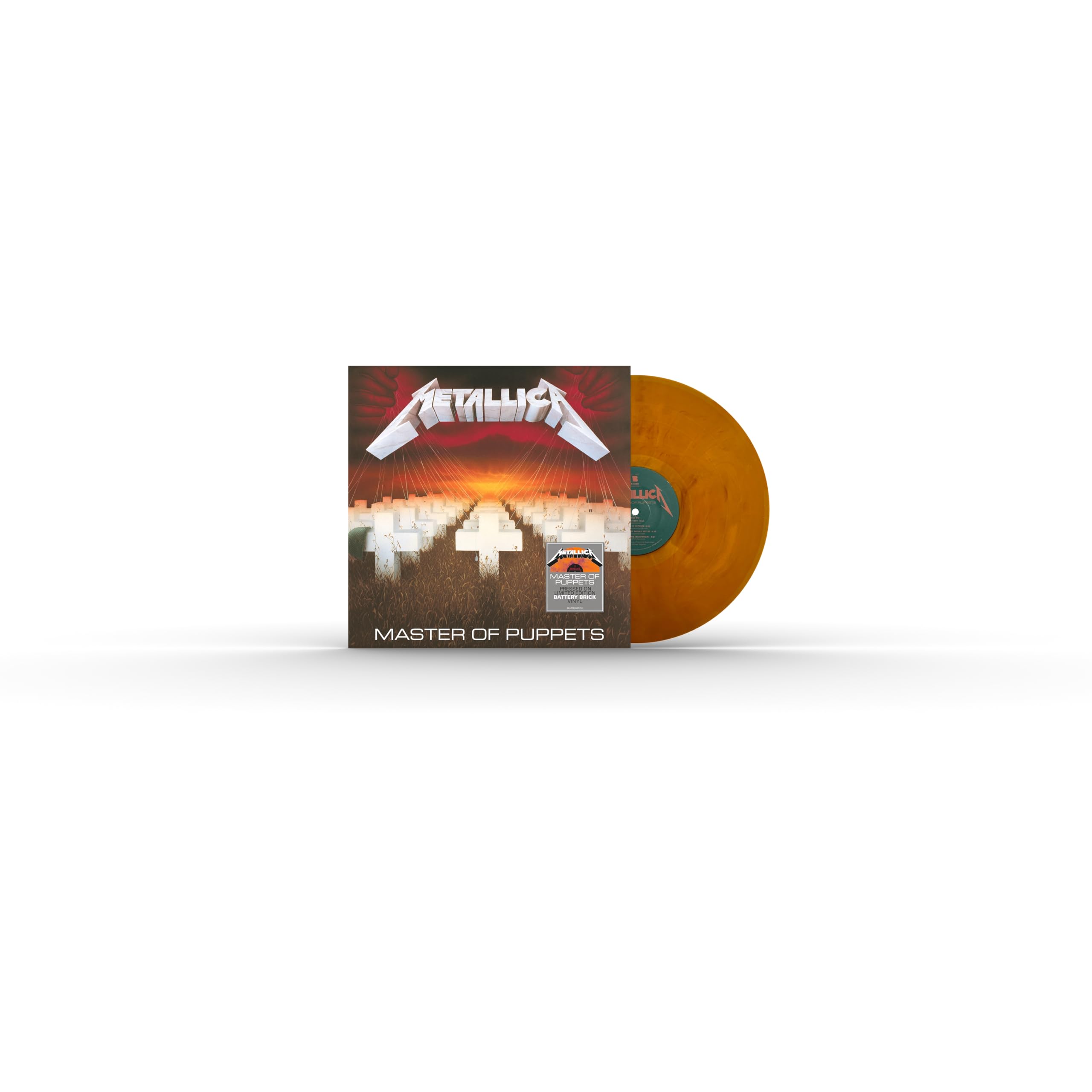 Photo 1 of Master Of Puppets - 'Battery Brick' Red Colored Vinyl