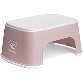 BabyBj&ouml;rn Step Stool, Powder Pink/White