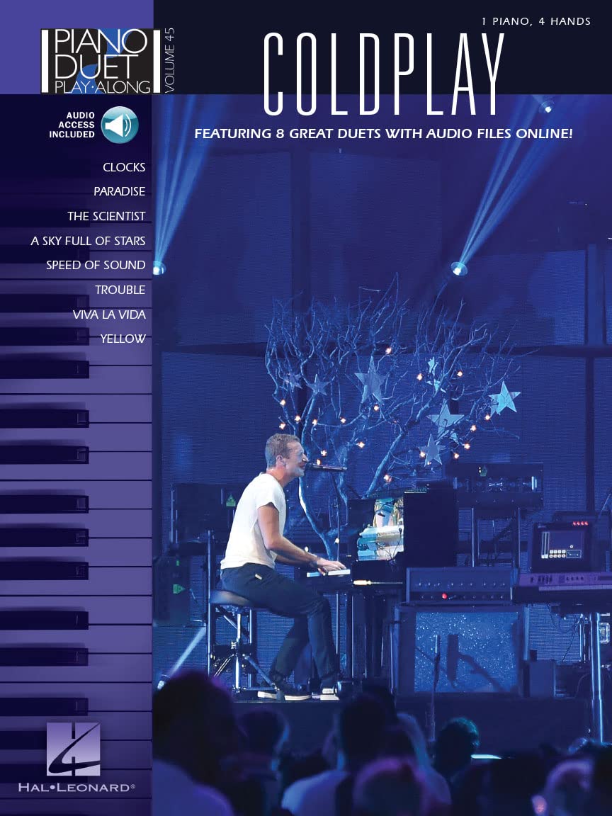 Piano Duet Play-Along Volume 46: Coldplay (Book/Online Audio) (Includes Online Access Code)