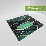 funlife Holographic Emerald Green Peel Stick Wall Tiles 15x15cm 10pcs Kitchen view 8