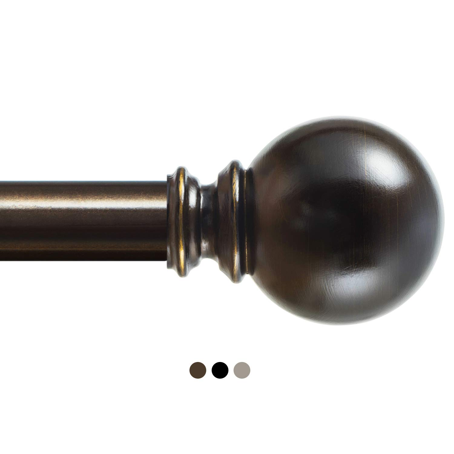 Best large living room antique curtain rods