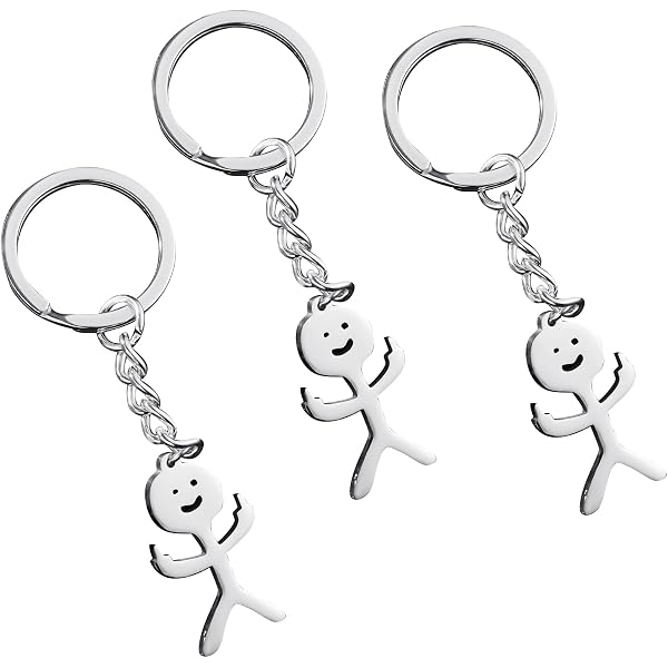 6 Pack Metal Music Note Keychains - Silver Musical Symbol Key Rings For Bag Or Keys - View #11