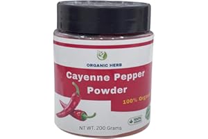 Cayenne Pepper Powder 227g (8 oz) | Ground Red Chili Spice for Cooking, Seasoning, and Marinades | Suitable for Home and Comm
