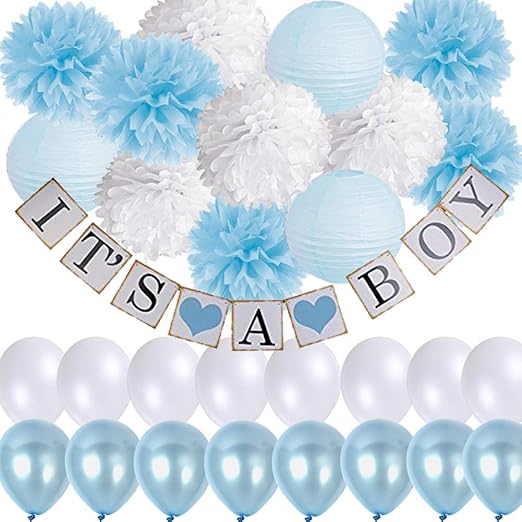 Amazon Com Elephant Baby Shower Decorations For Boy It S A Boy