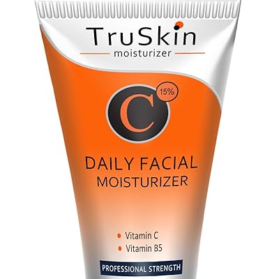 TruSkin Vitamin C Moisturizer Face, Neck &amp; D&eacute;collet&eacute; Cream for All Skin Types with Vitamin B5 and Green Tea, 2 fl oz