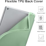 Vobafe iPad 10.2 Case 7th/8th/9th Gen TPU Back Pencil Holder Auto Wake Green view 3
