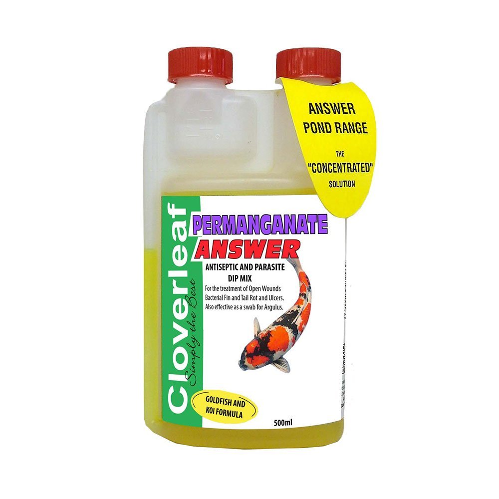 CLOVERLEAF PER500/6 Permanganate Answer Antiseptic And Parasite Dip Mix, Purple, 500 ml