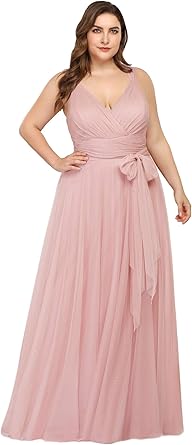 blush colored dresses plus size