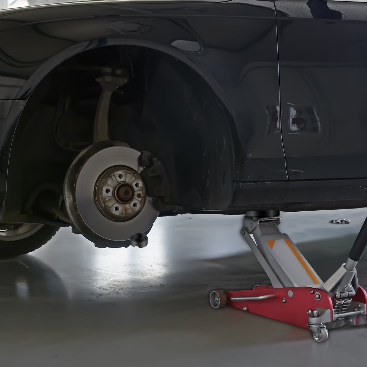 Wagenheber Gummiauflage von MADY - Verbesserte Bruchsichere Auflage für Rangierwagenheber - Kompatibel mit allen gängigen Rangier-Wagenhebern, Hebebühnen & Fahrzeugrahmen - Gummi Auflage-Wagenheber für PKW und SUV (mit Aufnahme)