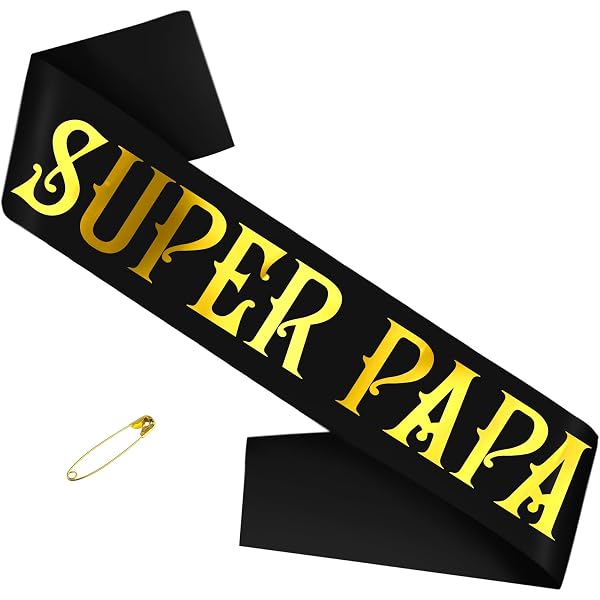 „Best Dad Ever“ Satin-Schärpe – Perfektes Geschenk Zum Vatertag, Geburtstag Oder Jahrestag