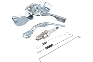 Cancanle GX200 GX160 GX140 Throttle Control Lever Arm Governor Link Rod Return Spring for Honda 5.5HP 6.5HP Engine with Spark Plug