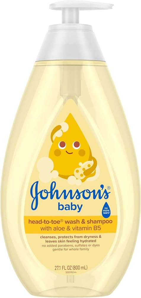 Johnson's Baby Head-to-Toe Wash & Shampoo, Tear Free, 27.1 fl. oz