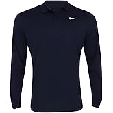Nike Dri-FIT Men's Victory Long-Sleeve Golf Polo – Moisture-Wicking, Lightweight Stretch, 2-Button Polo