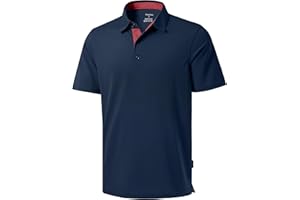 G GRADUAL Men's Golf Shirts Dry Fit Moisture Wicking Performance Short Sleeve Collared Polo Shirts for Casual Athletic Business