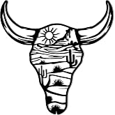 DICYWUDI Black Metal 13 x 13 inch Cow Skull Wall Art Cactus Decor – Western Wall Art for or Indoor Kitchen Bathroom Bedroom Living Room Dining Room