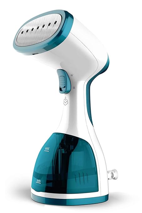 Homeasy Ferro Da Stiro Verticale 260ml Stiratrice A Vapore Portatile Per Utilizzare A Casa O In Viaggio Blu E Bianco